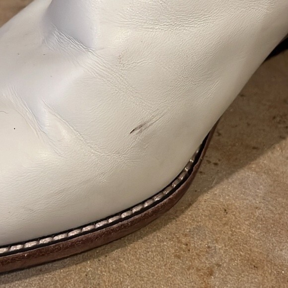 Madewell Bonham White Leather Bootie - Picture 4 of 10